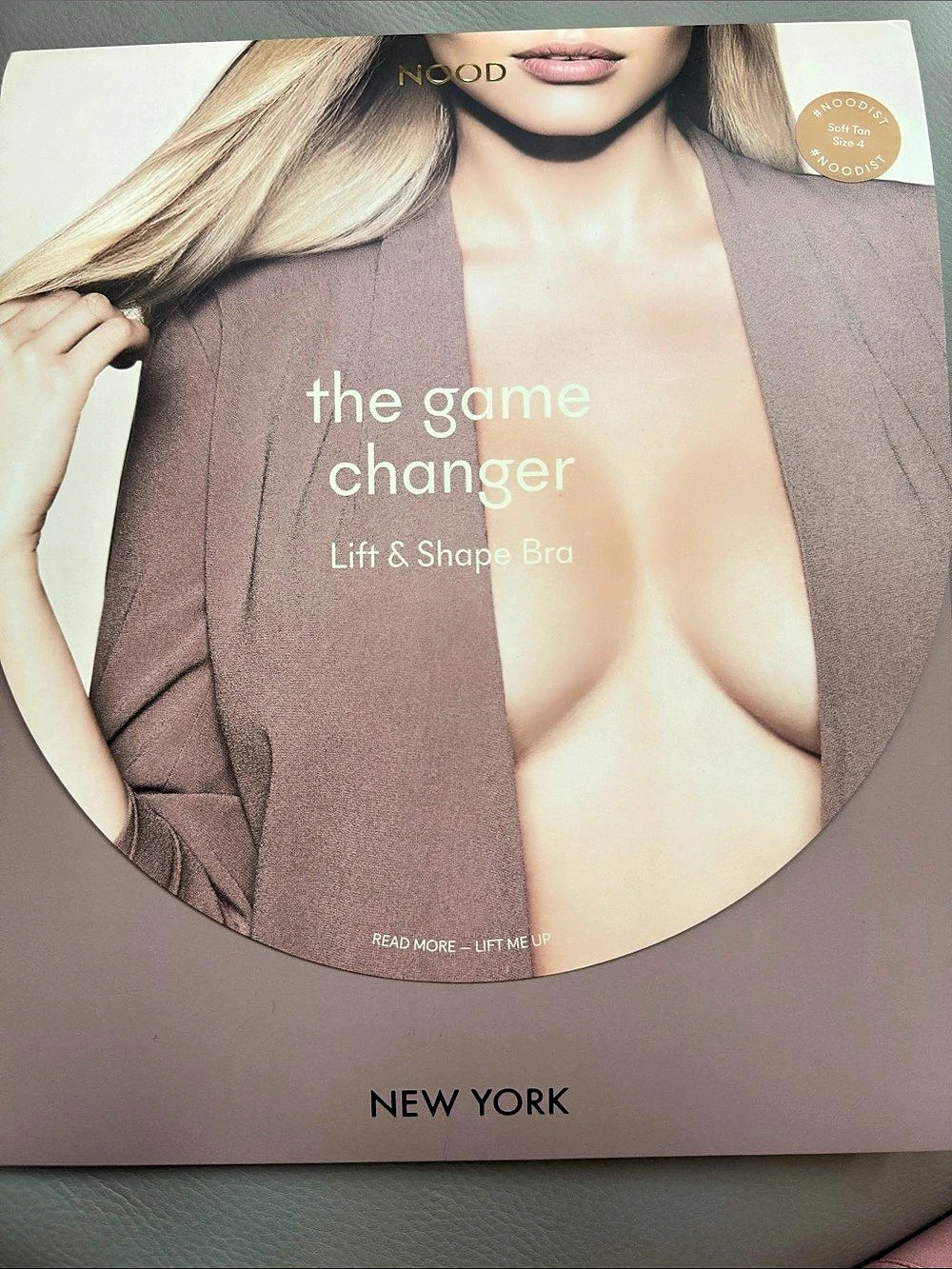 NOOD The Game Changer Lift & Shape Bra Brown